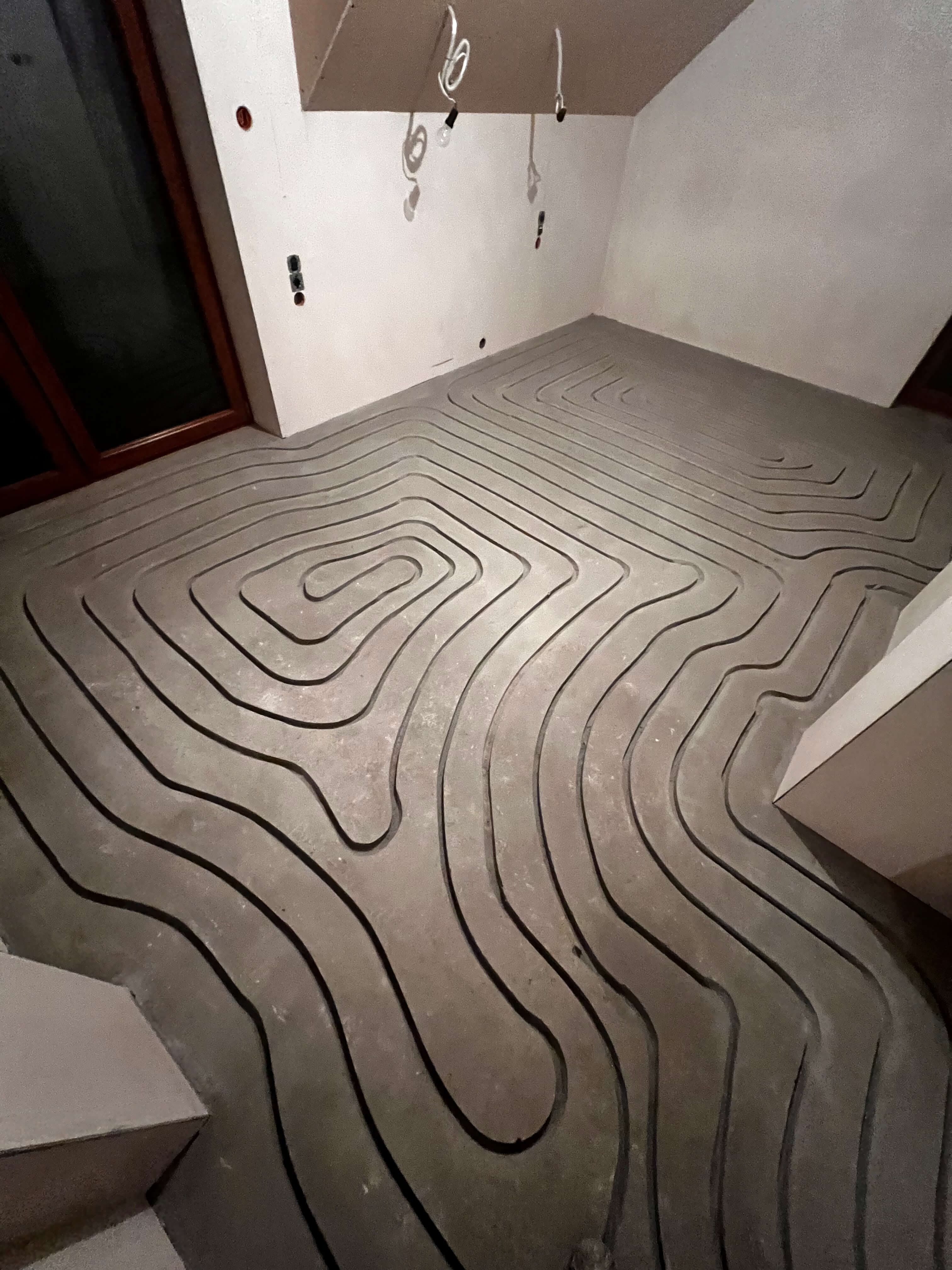 Frezowanie podłóg pod ogrzewanie podłogowe