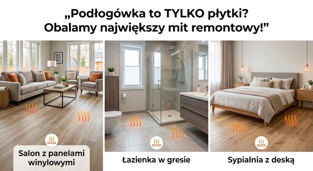 Co położyć na ogrzewanie podłogowe po frezowaniu? Płytki, panele winylowe czy drewno – porównanie i fakty